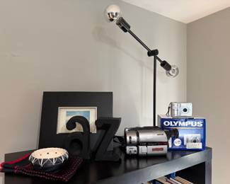 Desk Lamp, Olympus Camera