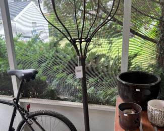 Wrought Iron Floor Candelabra