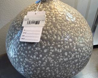 Crate & Barrel "Bevin" Ceramic Vase 
