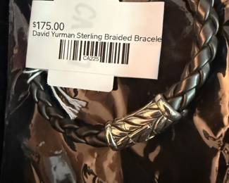 David Yurman Sterling Braided Bracelet