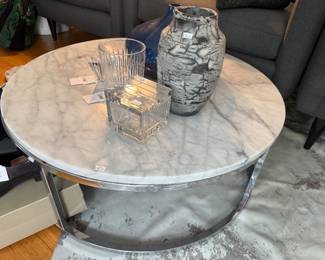 Waterford Crystal Star Paperweight, Waterford Crystal Hurricane, Coffee Table