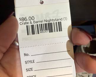 Crate & Barrel Nightstand (1)