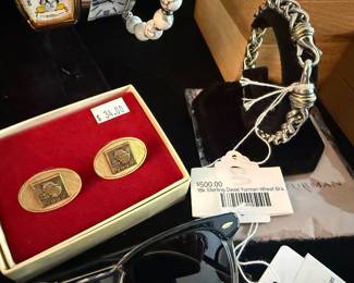 18k Sterling David Yurman Wheat Bracelet 