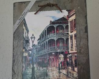 Jackson Square New Orleans - Vieux Carre' Roofing Slate about 175 years old