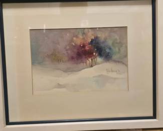 1976 Tyler Norman watercolor