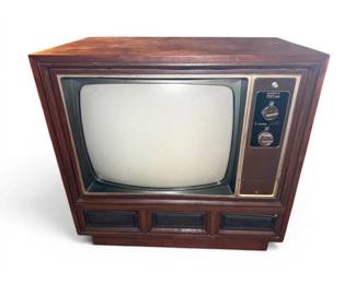 Zenith Vintage Wooden Console Color CRT TV Set