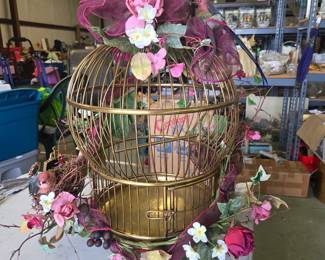 Brass Bird Cage