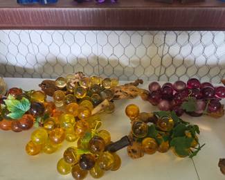 Vintage Lucite Grapes