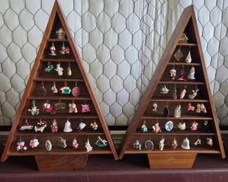 Hallmark Christmas Tree Shadowboxes with Mini Christmas Ornaments