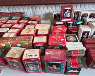 Vintage Enesco Christmas Ornaments