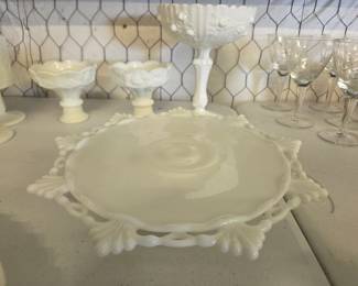 Vintage Westmoreland Cake Plate