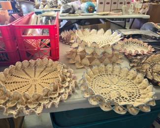 Vintage Starched Doilies
