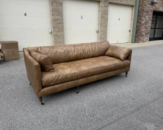 Custom Leather Sofa