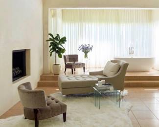 Two Upholstered Chairs Styled