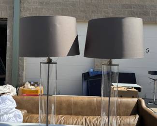 Tall Glass Lamps
