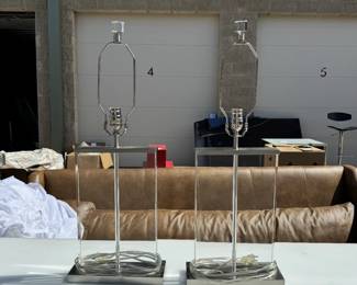 Rectangular Glass Lamps