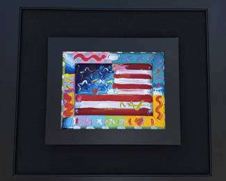 Peter Max '2012 USA Flag'