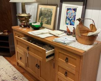 Contemporary craftsman style sideboard