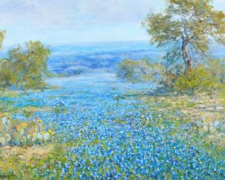 Robert Harrison,  Texas as Far as The Eye Can See, oil on canvas