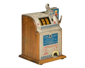 Silver King Slot Machine with Side Vendor