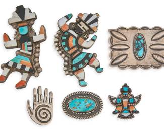 Native American MultiStone Pins