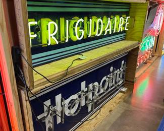 Neon signs - Frigidaire and Hotpoint