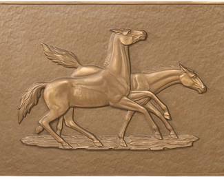 Alamo Iron Works, Running Horses Plaque