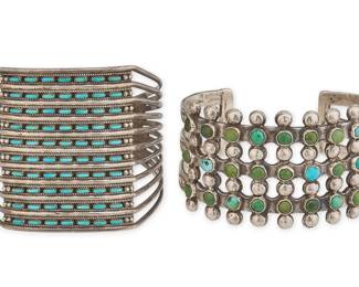 Multi-Band Turquoise Cuffs