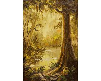 Dalhart Windberg, East Texas Cypress, oil on panel