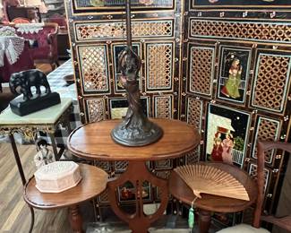 1940’s Mahogany triple Stand