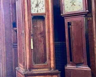 SOME OF THE ANTIQUE GRANDFATHER CLOCKS