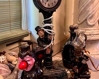 MORE FIGURAL CLOCKS