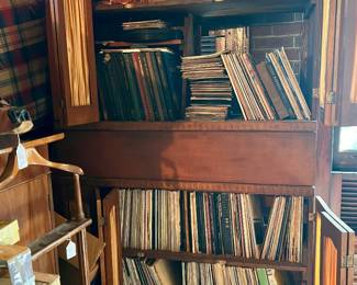 CABINET FULL OF LPS