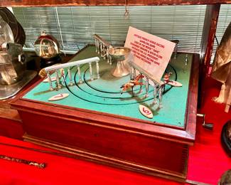 ANTIQUE FRENCH GAMBLING HORSE RACING GAME