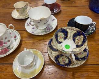 Collection cup and saucers