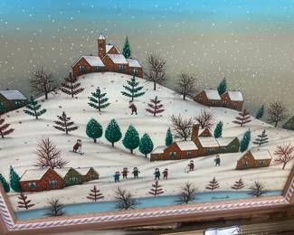 Blawlinski, listed--- looks like Grandma Moses