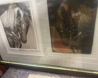 Linda Loyd etching and plate