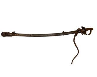 One of several early swords. Several Civil War swords included.