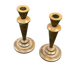 Tiffany candle stands.