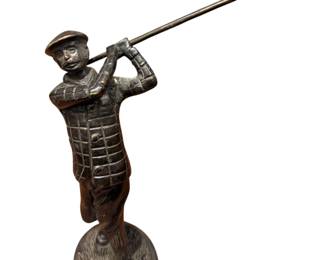 Bronze golfer
