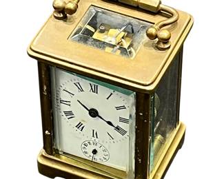 brass carriage clock