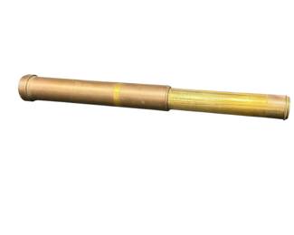 Early brass captains telescope