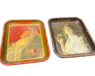 Vintage Coke trays