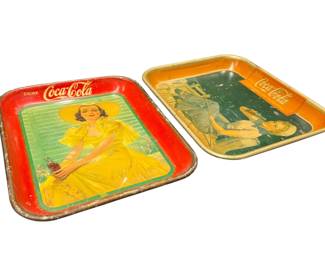 Early Coke trays.