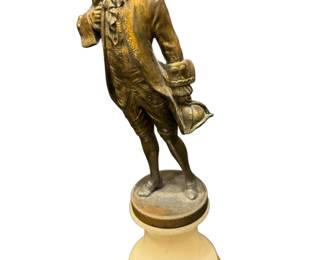 Early spelter statue