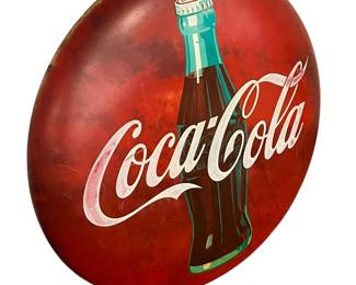 Early 36" Coca Cola button