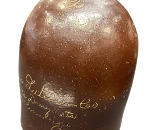 Early inscribed whiskey jug