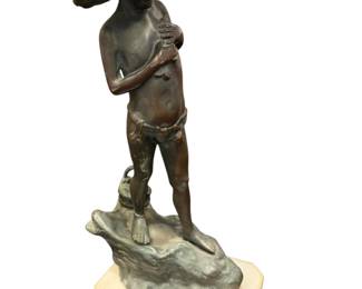 Bronze statue