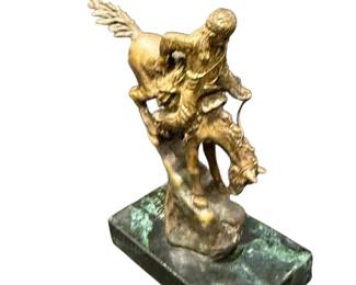 Mountain man on marble