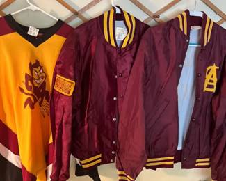 Two Asu Windbreakers And One Pet Band Jersey
